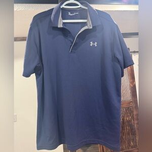 Under Armour Navy Blue Polo Shirt